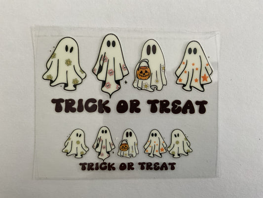 Halloween Trick or Treat Ghosts - Tumbler Keychain Wrap