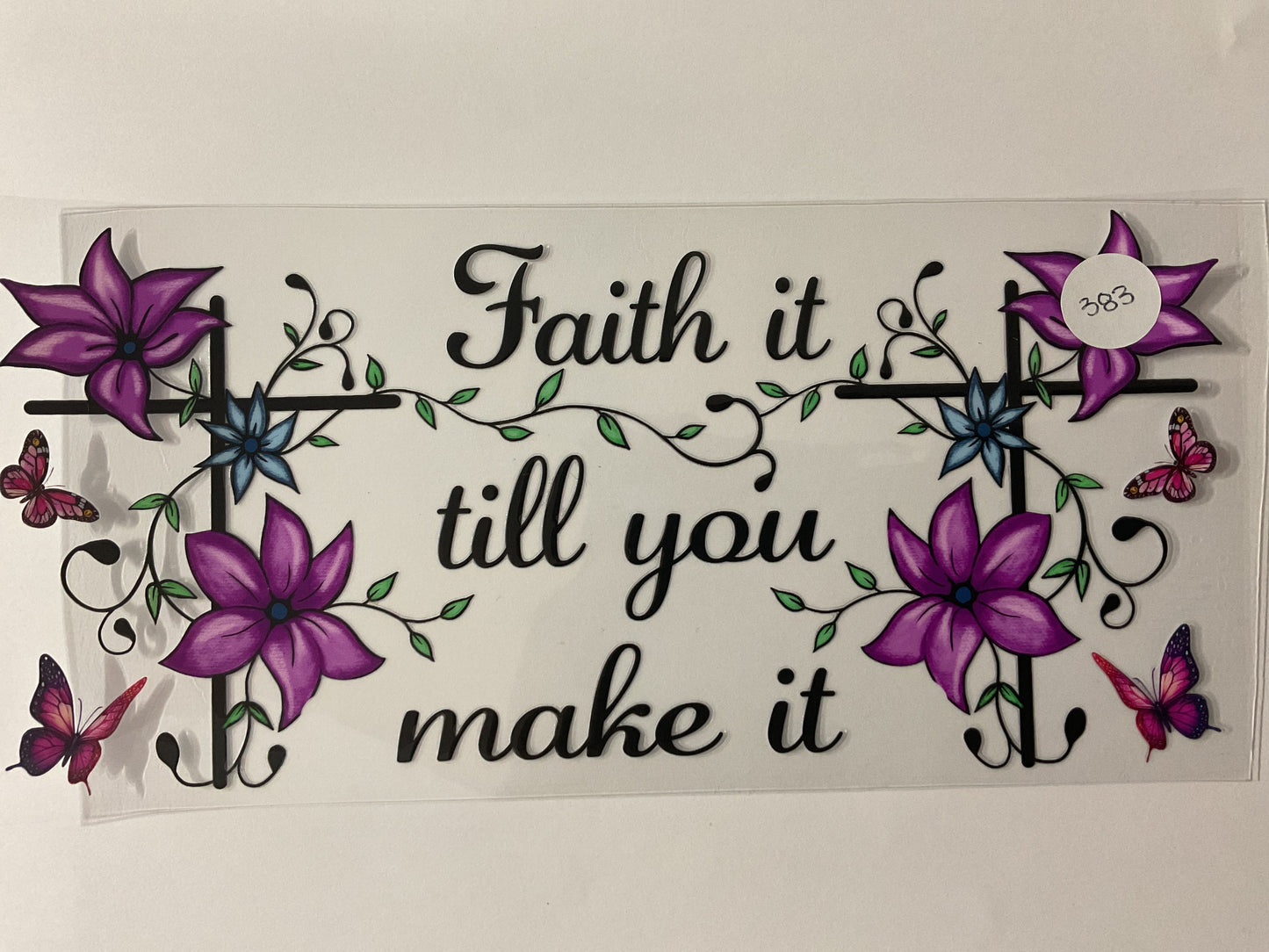 #383 - UV DTF Tumbler Wrap