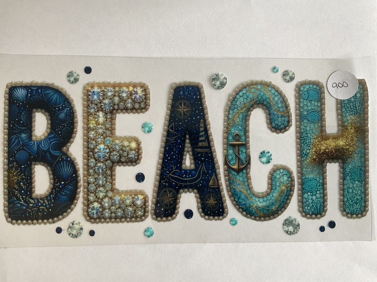 #900 - Beach - UV DTF