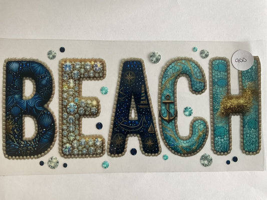 #900 - Beach - UV DTF