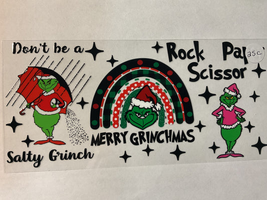 25C - Merry Grinchmas - UV DTF