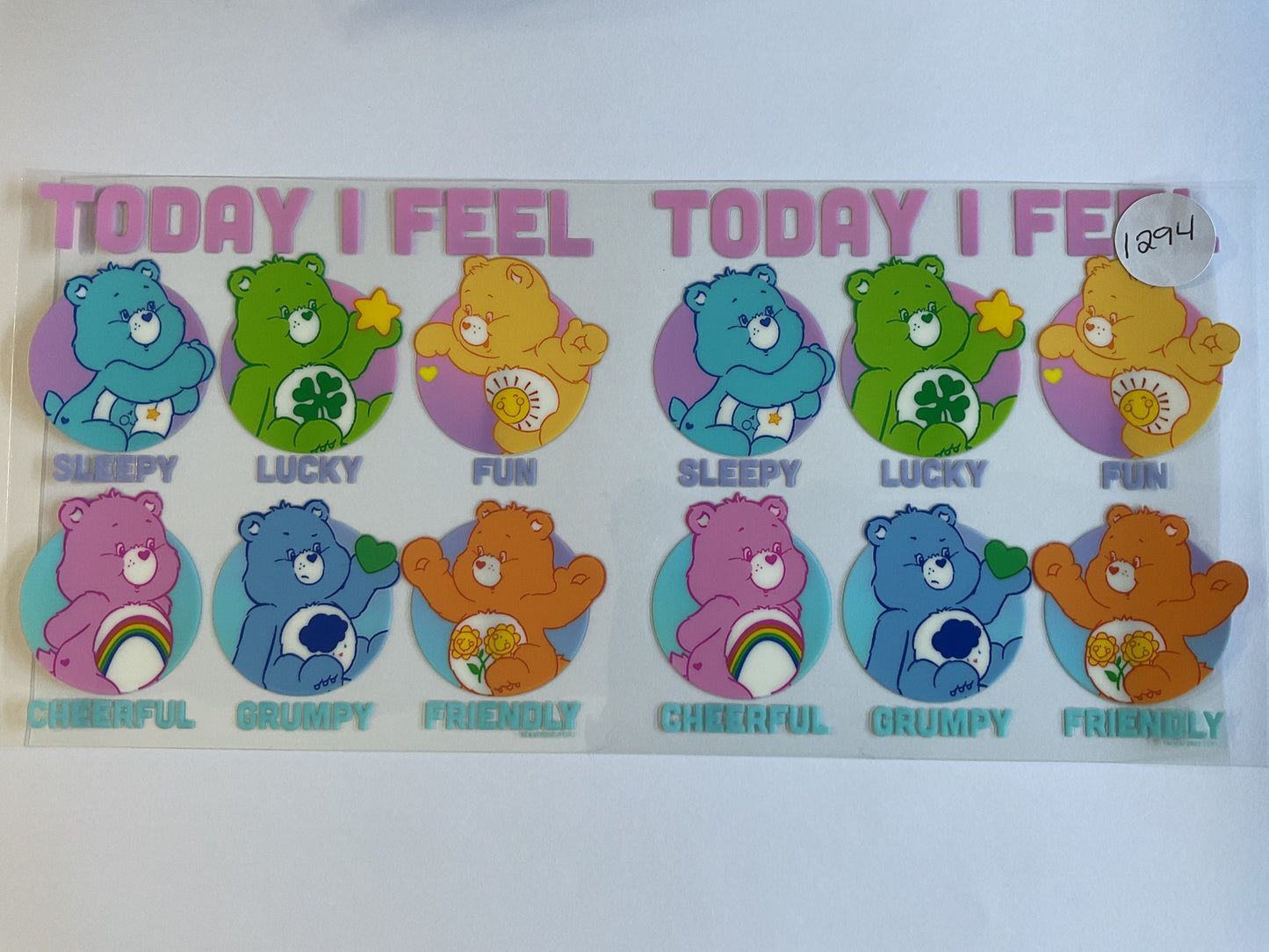 #1294 - KID’S UV DTF Tumbler Wrap