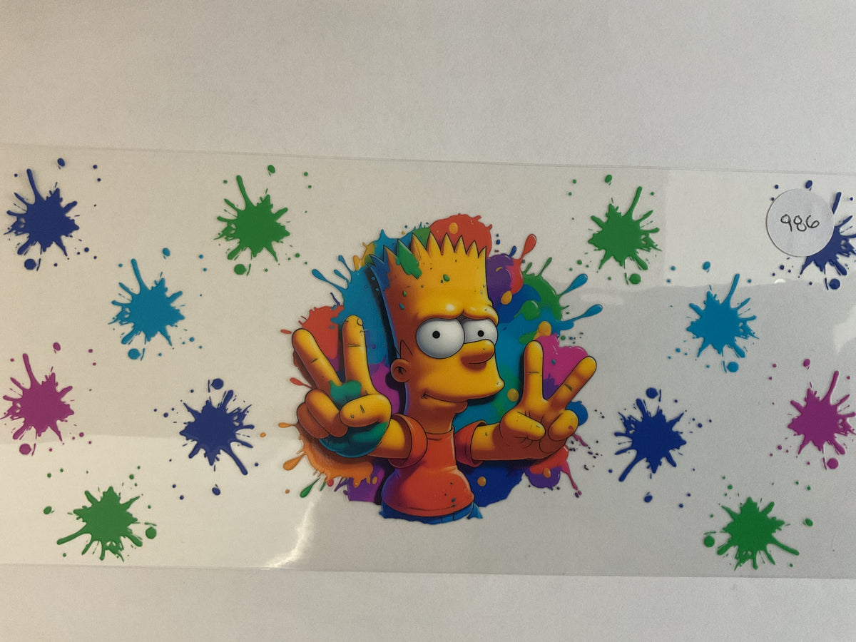 #986 - Bart - UV DTF