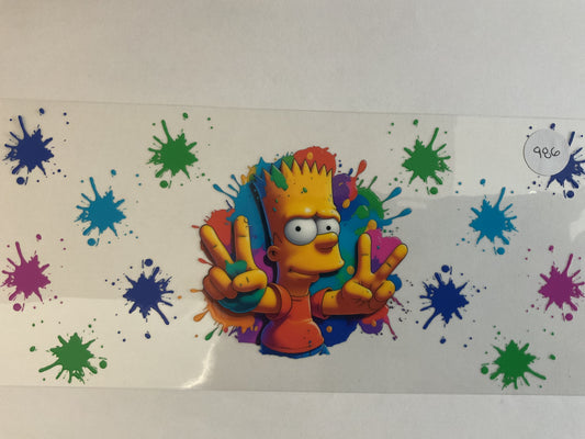 #986 - Bart - UV DTF