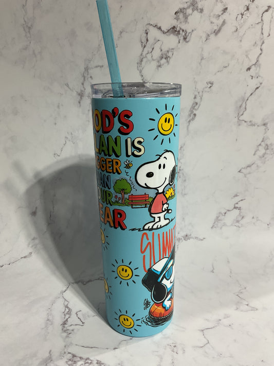 God’s Plan is Bigger Than Your Fear - 20oz Stainless Steel Tumbler