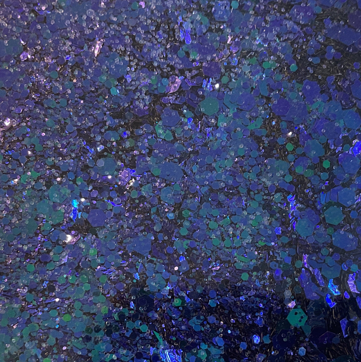 GLITTER Chunky Fine Mix - Mermaid Blue Green Shift - Resealable 50g Bag