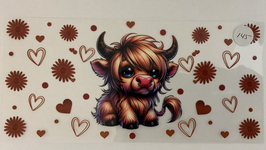 #145 - Cow - UV DTF