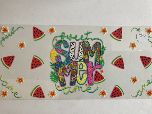 #890 - Sweet Summer - UV DTF