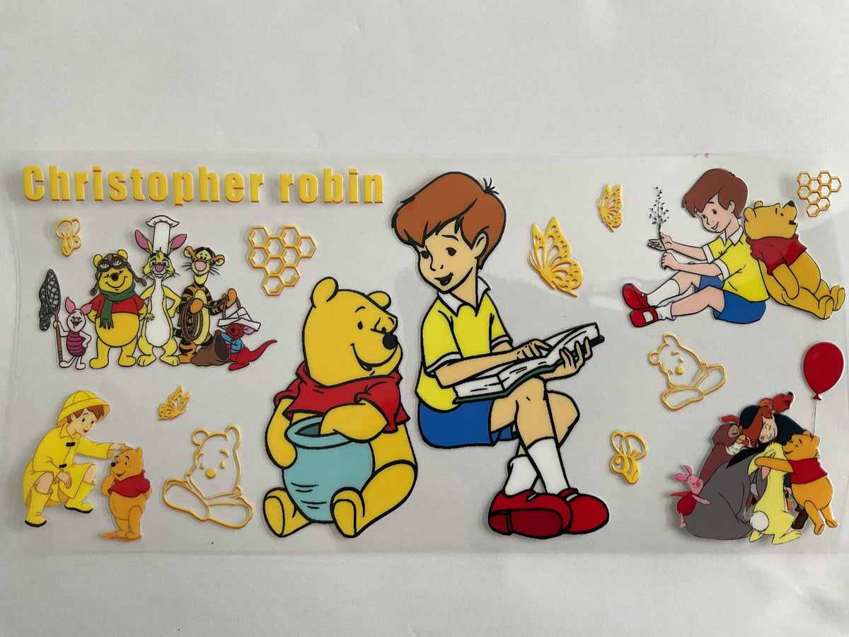 Honey Bear with Boy - UV DTF