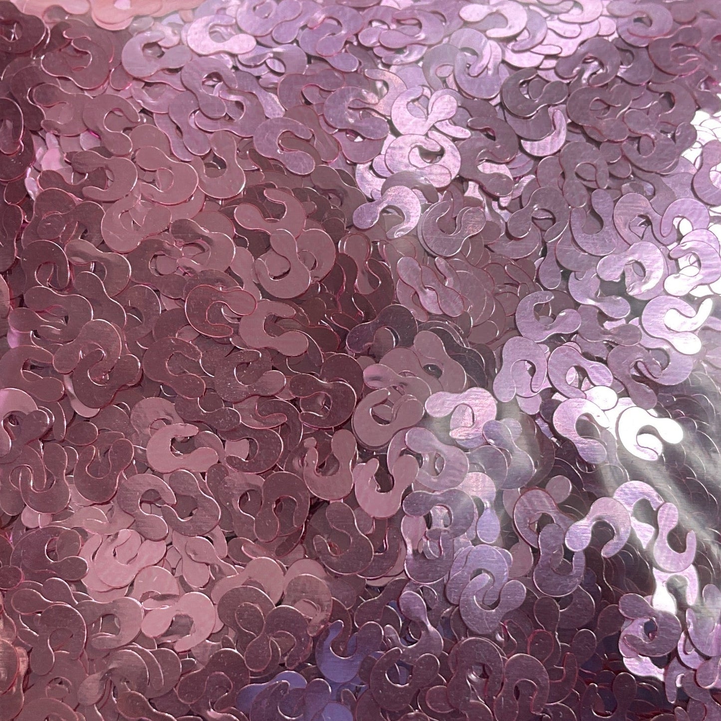Pink Metallic Leopard - Glitter Shapes