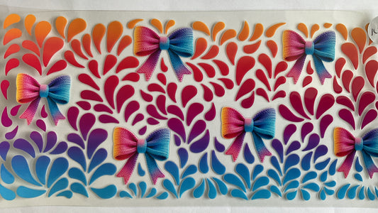 #1488 - Gradient Bows - UV DTF