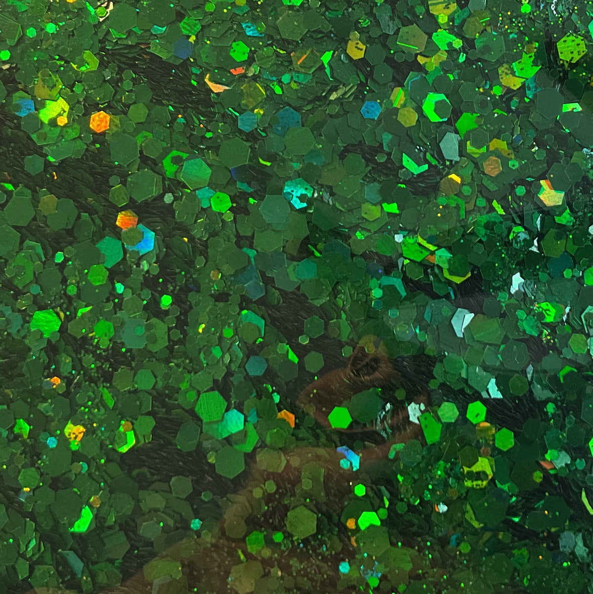 GLITTER - Green Holographic Chunky - Resealable 50g Bag