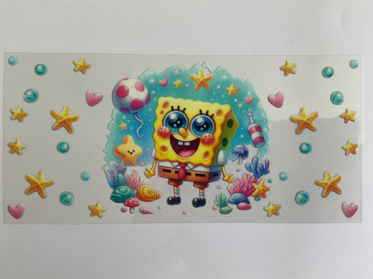 Yellow Guy - UV DTF Tumbler Wrap