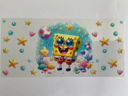 Yellow Guy - UV DTF Tumbler Wrap