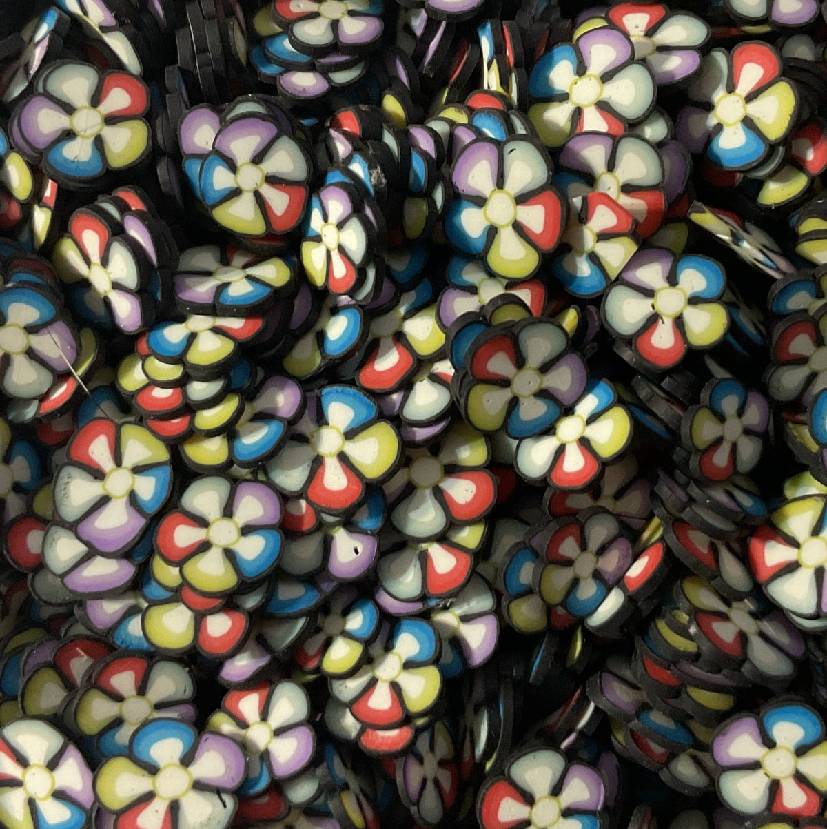 Flowers Colorful - Clay Shapes