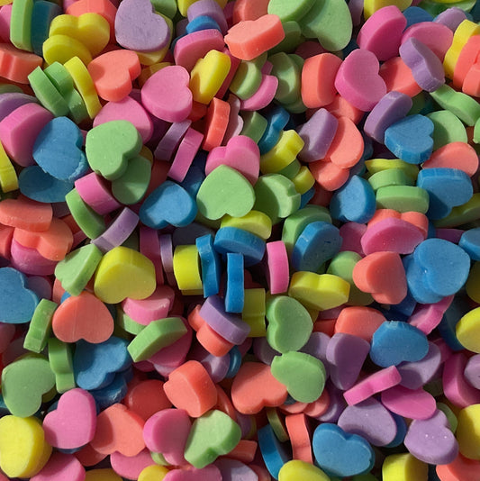 Hearts Mini Neon - Clay Shapes