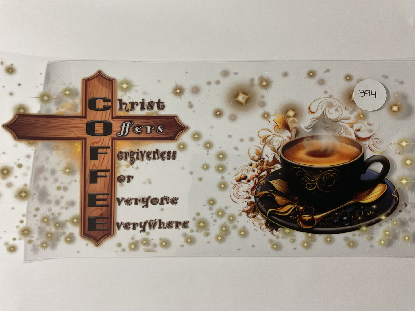 #394 - UV DTF Tumbler Wrap