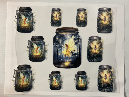 Fairy Jar - 20oz UV DTF