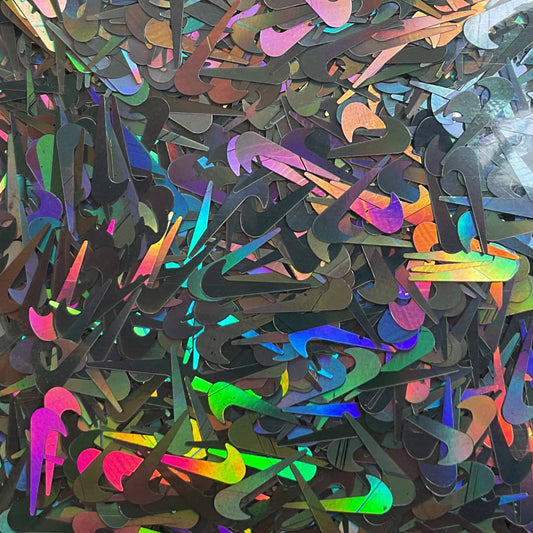 NK Silver Holographic - Glitter Shapes
