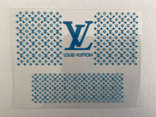 LV Blue - Tumbler Keychain Wrap