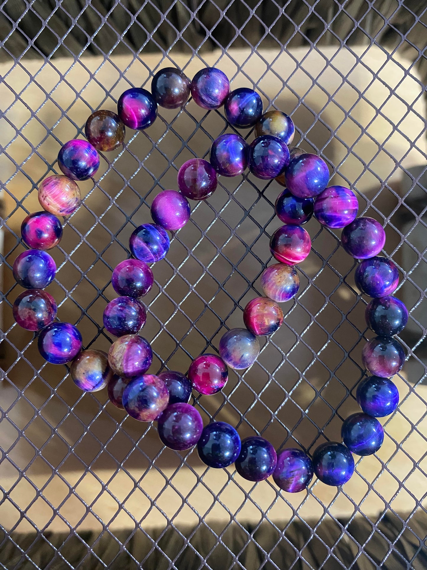 Interstellar Purple Pink Shade Shifting - Beaded Bracelet
